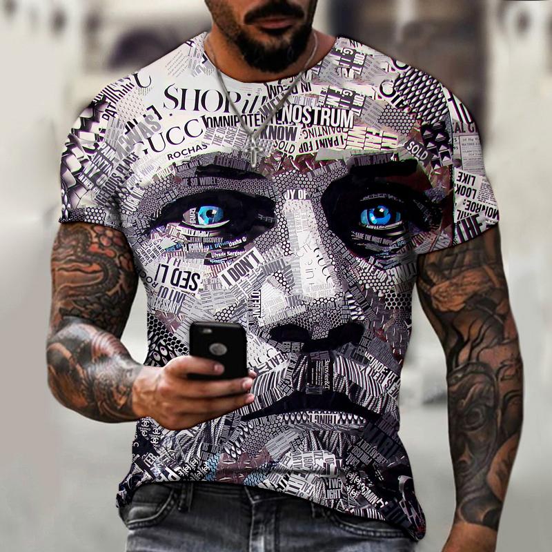 Men' T-Shirts Hip-hop Street Short-sleeved 3D Printed T-shirt Summer Fashion Harajuku, Yel204
Men' T-Shirts Hip-hop Street Short-sleeved 3D Printed T-shirt Summer Fashion Harajuku, Yel204