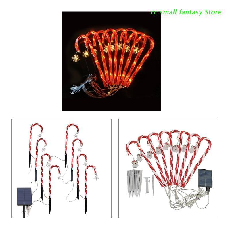 Party Decoration R3MA 8Pcs Christmas Solar Powered Candy Cane Lights With Stake Fairy Stars Snowflakes Santa Pathway Markers Lamp Garden Dec
Party Decoration R3MA 8Pcs Christmas Solar Powered Candy Cane Lights With Stake Fairy Stars Snowflakes Santa Pathway Markers Lamp Garden Dec