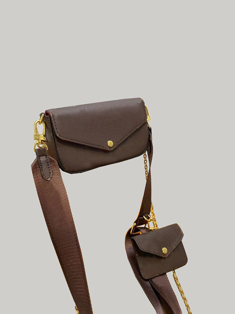 2021 high qualityPU ladies luxury designer two-piece shoulder bag three-color messenger belt classic printed letter handbag fashion wallet Fast delivery, Make up the freight
2021 high qualityPU ladies luxury designer two-piece shoulder bag three-color messenger belt classic printed letter handbag fashion wallet Fast delivery, Make up the freight
