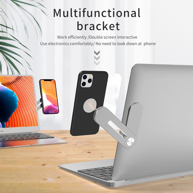 Cell Phone Mounts & Holders Mobile Holder Magnet Extend Laptop Screen Side For Xps Mac PC Coplanar Display Support Aluminium Foldable Stand
Cell Phone Mounts & Holders Mobile Holder Magnet Extend Laptop Screen Side For Xps Mac PC Coplanar Display Support Aluminium Foldable Stand