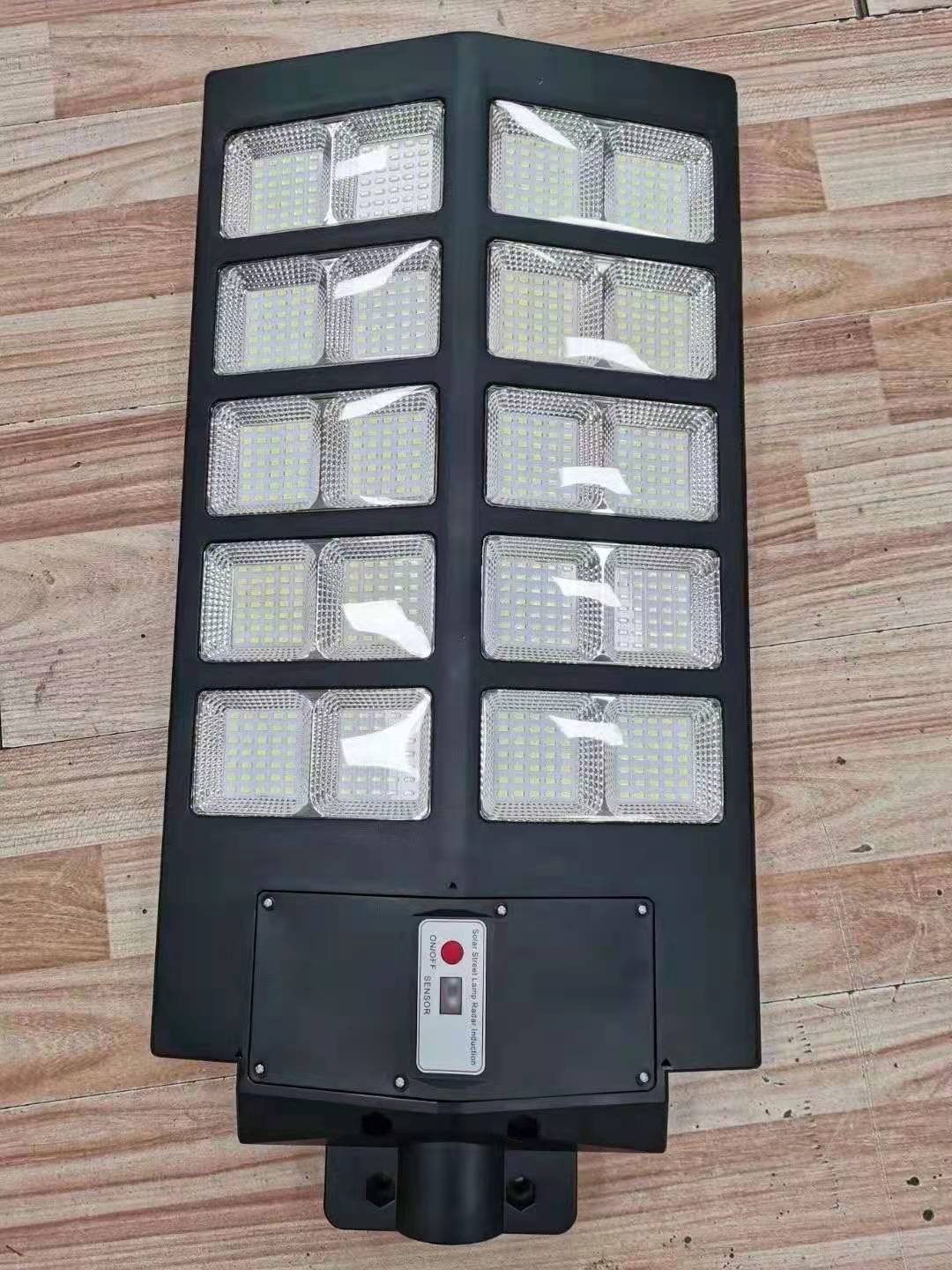 300W 400W 500W Solar street light for outdoor Radar Motion Sensor Solar LED Street Light with Remote Control and Pole