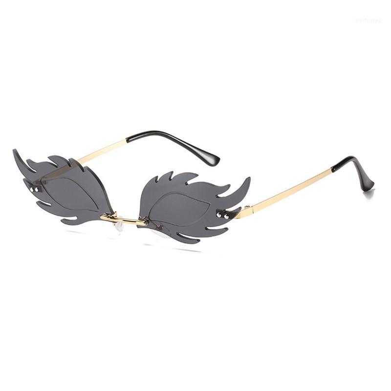 Sunglasses 2021 Feather Rimless Women Steampunk Sun Glasses Men Frameless Flame Shape Eyeglasses Shades Female Oculos1
Sunglasses 2021 Feather Rimless Women Steampunk Sun Glasses Men Frameless Flame Shape Eyeglasses Shades Female Oculos1