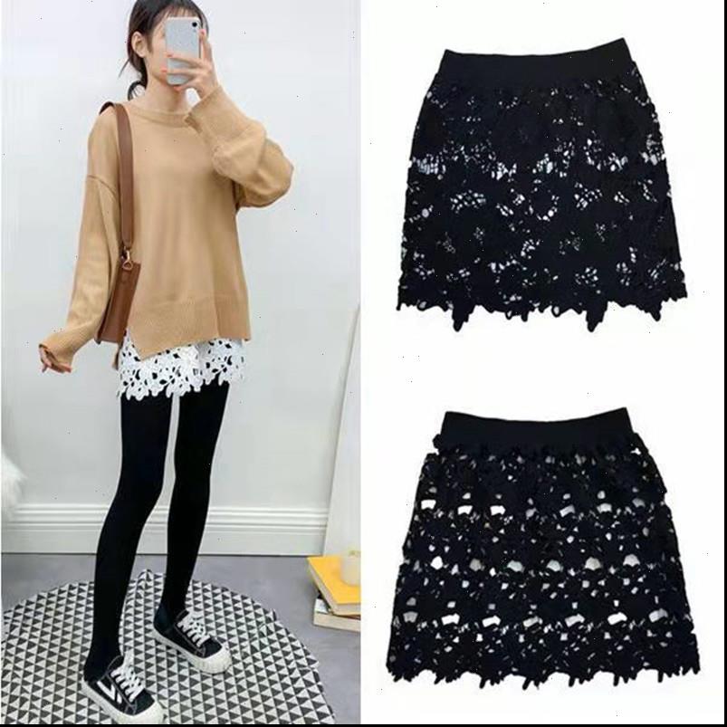 layering fake high waist women skirts lower sweep half length splitting a version lace plus size casual, Black
layering fake high waist women skirts lower sweep half length splitting a version lace plus size casual, Black