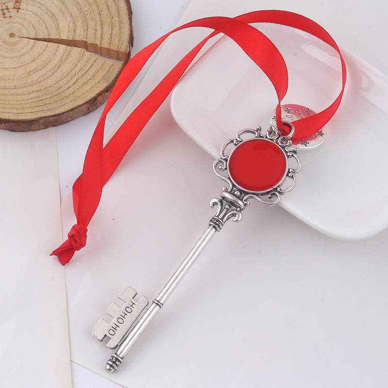 magic santa claus key ornaments Decorations christmas halloween gifts xmas wholesales keychain Men and Women New style Free shipping