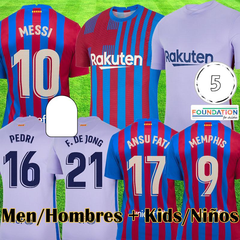 21 22 MESSI KUN AGUERO Barcelona soccer jersey camiseta de futbol 2021 2022 BARCA FC ANSU FATI GRIEZMANN MEMPHIS DEST PEDRI football shirt men kit kids equipment sets, Cl 4th
21 22 MESSI KUN AGUERO Barcelona soccer jersey camiseta de futbol 2021 2022 BARCA FC ANSU FATI GRIEZMANN MEMPHIS DEST PEDRI football shirt men kit kids equipment sets, Cl 4th
