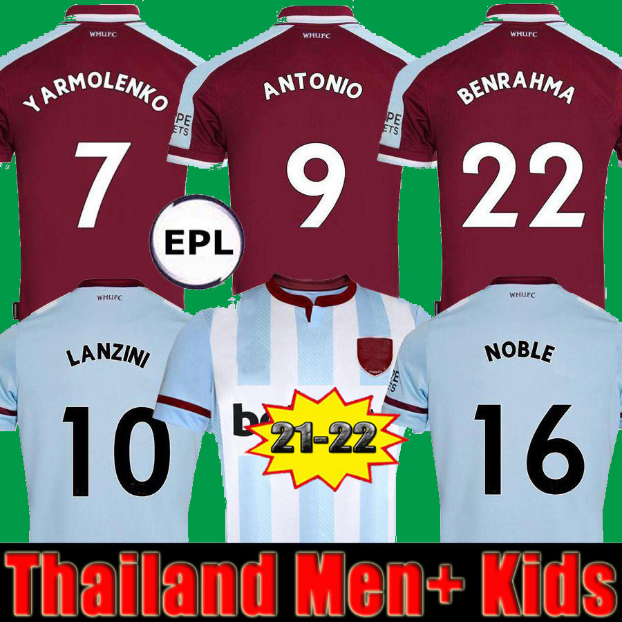 21 22 West Soccer Jerseys Ham 2021 2022 United Home Away YARMOLENKO LANZINI NOBLE BOWEN ANTONIO Football Shirt FORNALS RICE Mens + Kids Kit set Jersey Thailand BENRAHMA, Training pink
21 22 West Soccer Jerseys Ham 2021 2022 United Home Away YARMOLENKO LANZINI NOBLE BOWEN ANTONIO Football Shirt FORNALS RICE Mens + Kids Kit set Jersey Thailand BENRAHMA, Training pink