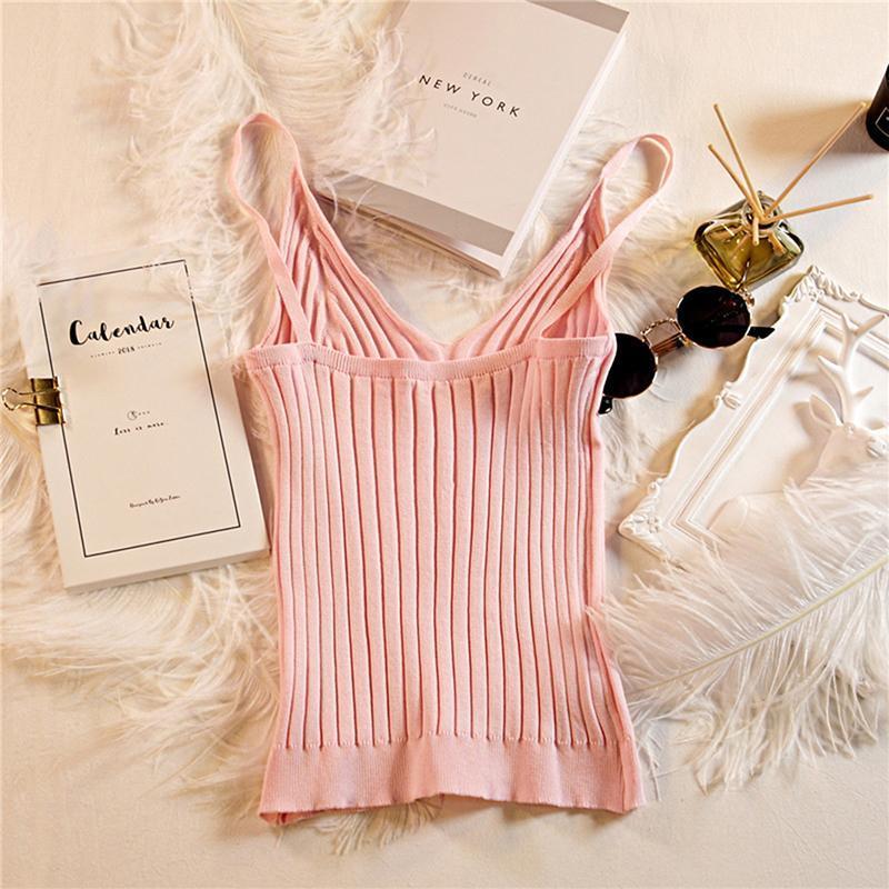 Women's Tanks & Camis Women Cotton Tops Solid Color V-neck Female Knitted Short Slim Sleeveless Vest Tank Casual Versatile Bottoming Shirt, White
Women's Tanks & Camis Women Cotton Tops Solid Color V-neck Female Knitted Short Slim Sleeveless Vest Tank Casual Versatile Bottoming Shirt, White