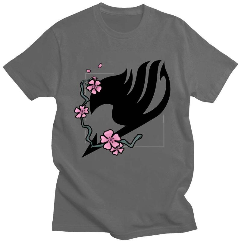 Fashion Men's T-Shirts Anime Fairy Tail Logo Print Cotton Round Neck Unisex Short Sleeve Tees Shirt Casual Everyday Tops, Dark gray
Fashion Men's T-Shirts Anime Fairy Tail Logo Print Cotton Round Neck Unisex Short Sleeve Tees Shirt Casual Everyday Tops, Dark gray