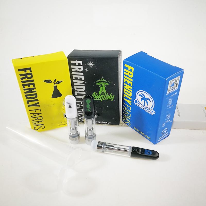 Friendly Farms Cart Atomizers Ceramic Glass Tank 0.8 1.0ml Empty Cartridges Thick Oil Vape Carts Dab Pen with package Vaporizer
Friendly Farms Cart Atomizers Ceramic Glass Tank 0.8 1.0ml Empty Cartridges Thick Oil Vape Carts Dab Pen with package Vaporizer