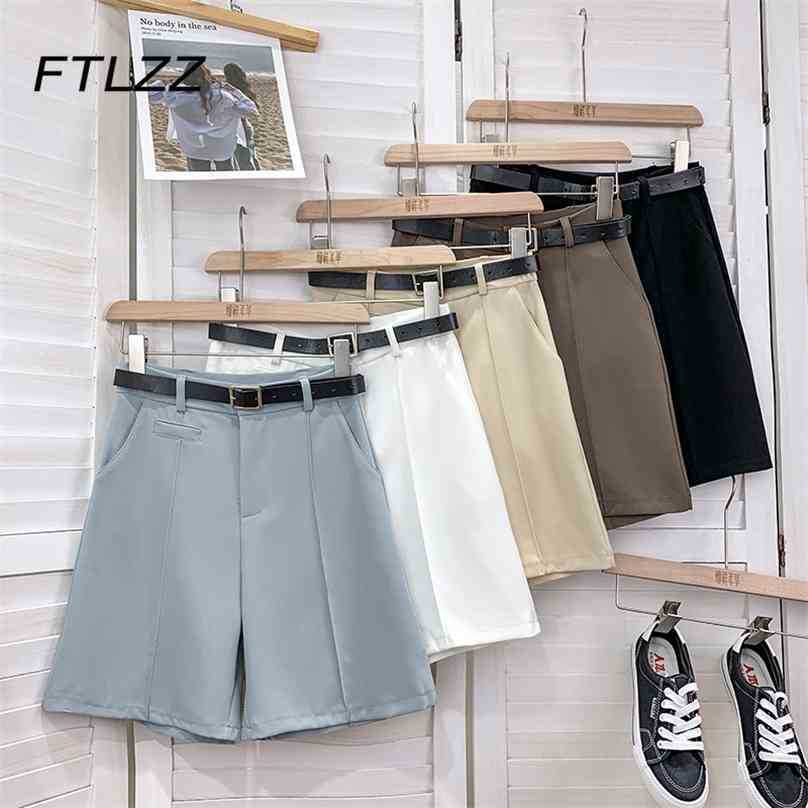 Women High Waisted Pants Summer Casual Loose Bottoms Ladies Korean White Office Shorts 210525
Women High Waisted Pants Summer Casual Loose Bottoms Ladies Korean White Office Shorts 210525