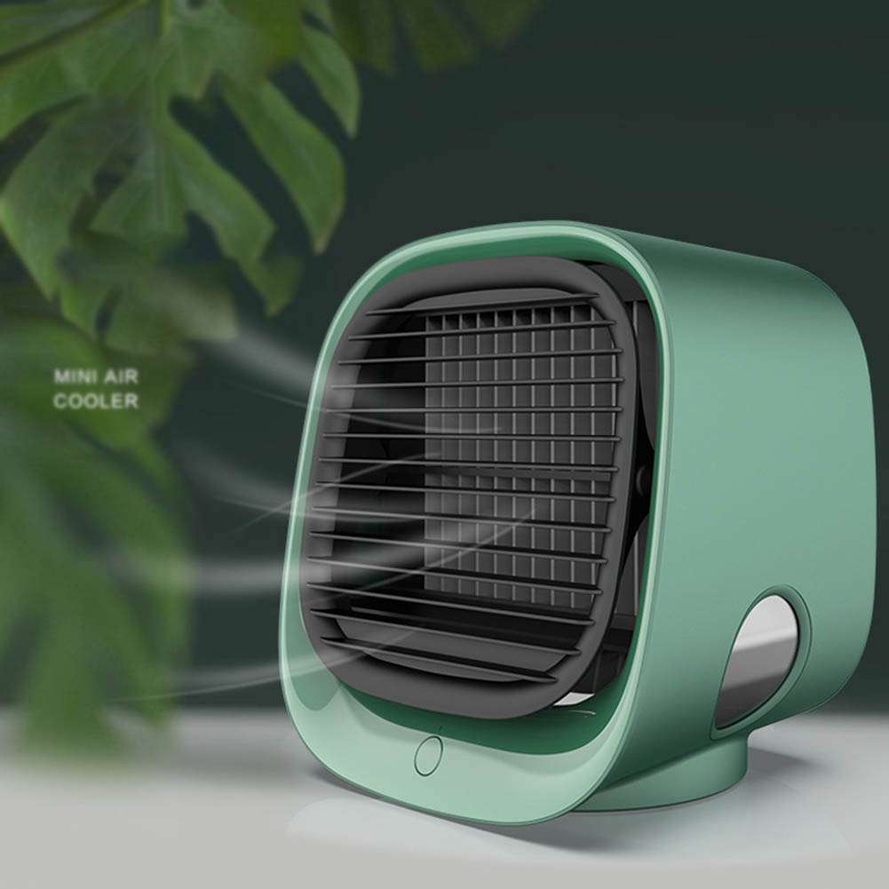 300mL Mini Portable Air Conditioner 3 Level Conditioning Humidifier Purifier USB Desktop Air Cooler Fan with Water Tank243z
