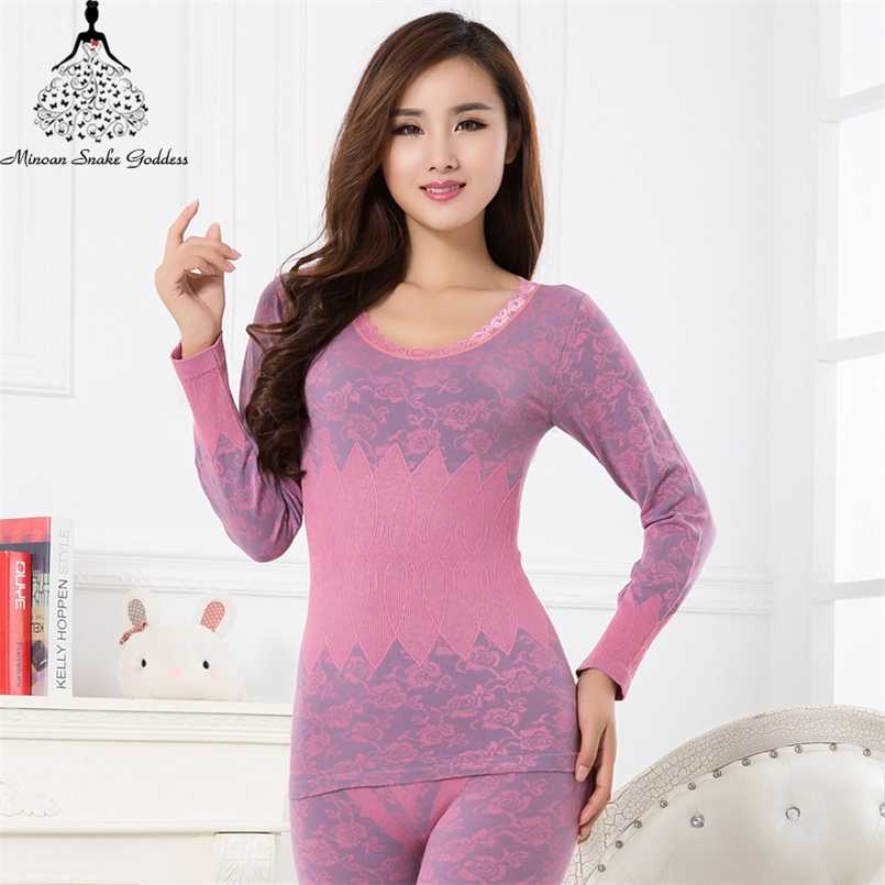 Long Johns For Women Thermal Underwear Set Warm Winter Wear Clothes Cotton Thermo Lingerie Thermal Suit Female Tops+Pants 211108, Sky blue
Long Johns For Women Thermal Underwear Set Warm Winter Wear Clothes Cotton Thermo Lingerie Thermal Suit Female Tops+Pants 211108, Sky blue
