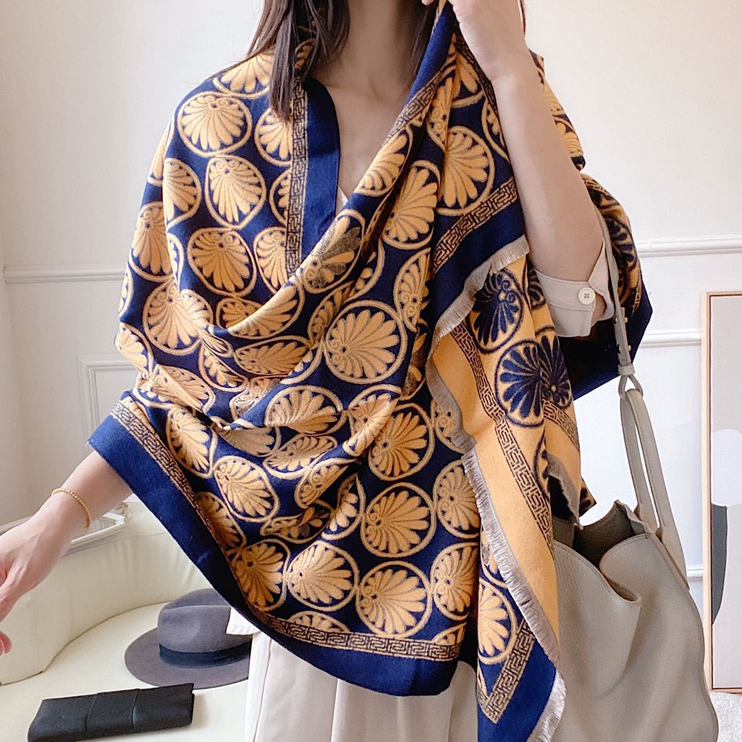 Shawl Womens Outdoor Warm Office Air-Conditioned Room Korean Style Fashionable All-Matching Thickened Cashmere Double-Sided Autumn and Winte
Shawl Womens Outdoor Warm Office Air-Conditioned Room Korean Style Fashionable All-Matching Thickened Cashmere Double-Sided Autumn and Winte