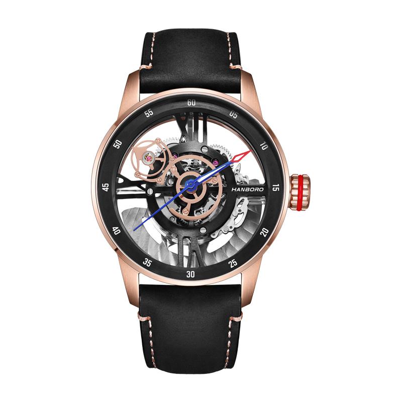 Wristwatches HANBORO Men Watch Luxury Mens Automatic Watches Waterproof Luminous Mechanical Wristwatch Double Side Hollow Out Leather Strap, Mens watches 2
Wristwatches HANBORO Men Watch Luxury Mens Automatic Watches Waterproof Luminous Mechanical Wristwatch Double Side Hollow Out Leather Strap, Mens watches 2