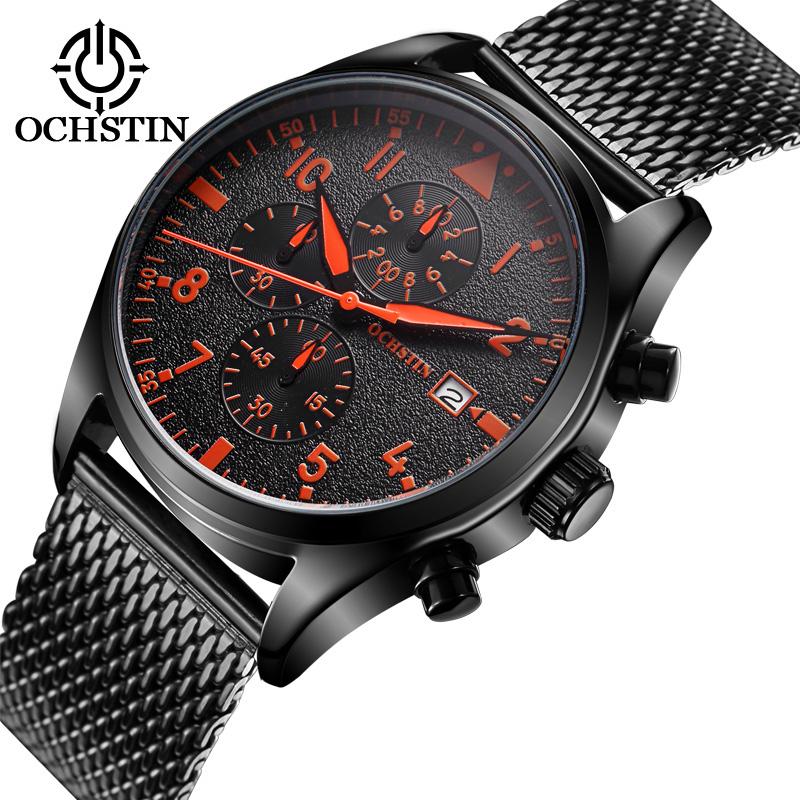 Luxury Quartz Watches Men Stopwatch Auto Date Stainless Steel Mesh Strap Waterproof Clock Man Fashion Sports Watch 2021 Wristwatches, Slivery;brown
Luxury Quartz Watches Men Stopwatch Auto Date Stainless Steel Mesh Strap Waterproof Clock Man Fashion Sports Watch 2021 Wristwatches, Slivery;brown