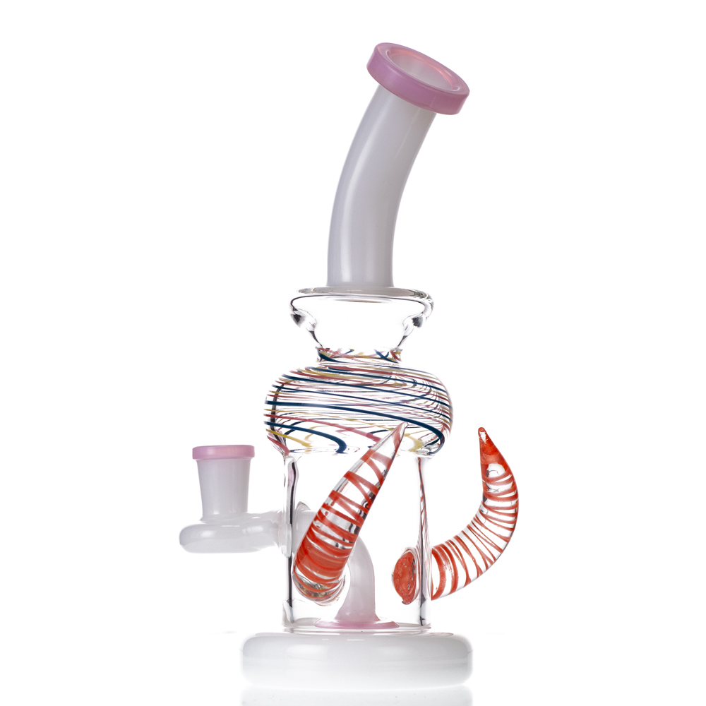 Hookahs glass Bong Dab Rig Heady smoking Water Pipes 8.3 Inch 14.4mm Joint with Quartz Banger