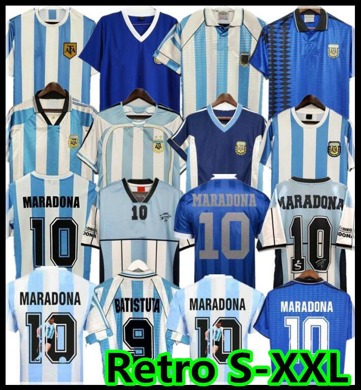 Retro 1986 1998 Argentina Soccer jersey Messi Maradona CANIGGIA 1978 1996 NEWELLS OLD BOYS vintage Football Shirt Batistuta RIQUELME 2006 1994 ORTEGA CRESPO, 1986 away
Retro 1986 1998 Argentina Soccer jersey Messi Maradona CANIGGIA 1978 1996 NEWELLS OLD BOYS vintage Football Shirt Batistuta RIQUELME 2006 1994 ORTEGA CRESPO, 1986 away