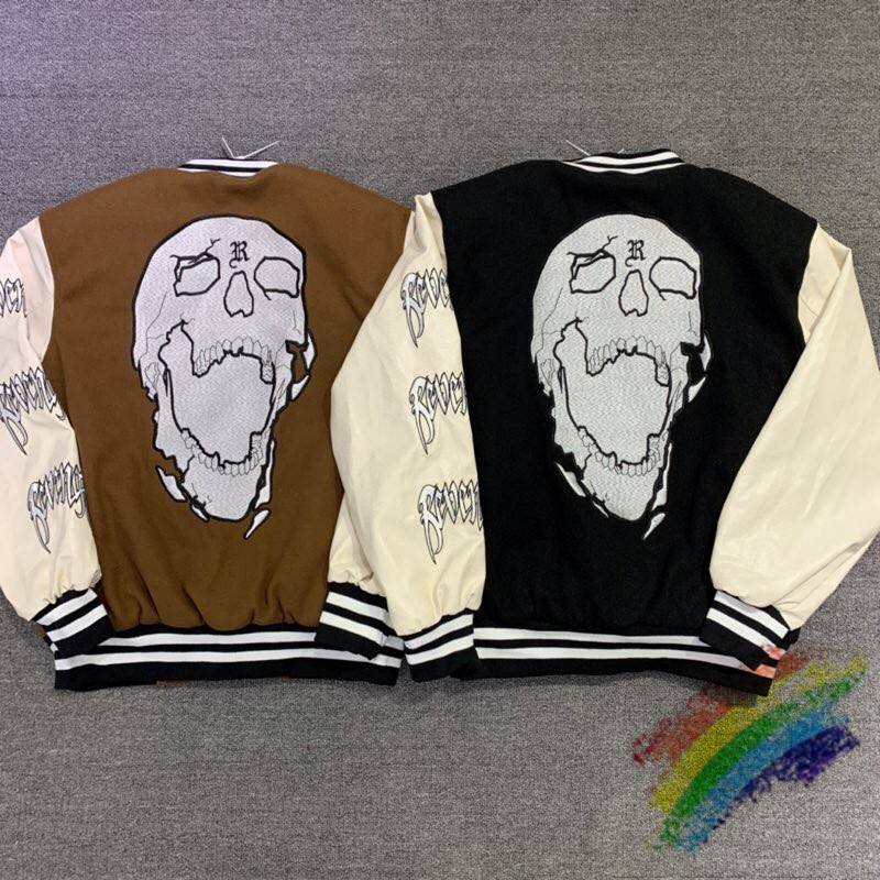 Men's Jackets Xxxtentacion revenge varsity female baseball jacket 1:1 quality skull embroidered sleeve leather
Men's Jackets Xxxtentacion revenge varsity female baseball jacket 1:1 quality skull embroidered sleeve leather