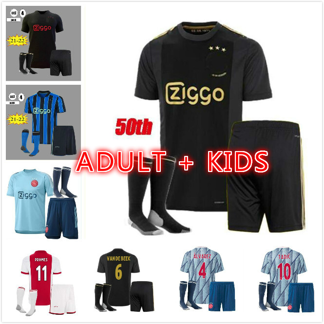 adult kids kit TADIC soccer jersey amsterdam 2021 2022 KUDUS ANTONY BLIND PROMES TAGLIAFICO NERES CRUYFF 20 21 football shirt uniforms third 50th, Black;yellow
adult kids kit TADIC soccer jersey amsterdam 2021 2022 KUDUS ANTONY BLIND PROMES TAGLIAFICO NERES CRUYFF 20 21 football shirt uniforms third 50th, Black;yellow