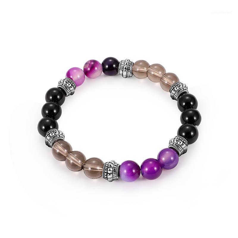 Bracelet Purple Crystal Black Bead Bracelets Bangles Christmas Gift For Men And Women Bangle
Bracelet Purple Crystal Black Bead Bracelets Bangles Christmas Gift For Men And Women Bangle