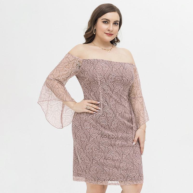 Plus Size Dresses 2021 Summer Womens Sexy Slim-fit Hip-length Mesh Lace Dress Fashion Ladies Vintage Elegant 4XL 5XL 6XL, Pink
Plus Size Dresses 2021 Summer Womens Sexy Slim-fit Hip-length Mesh Lace Dress Fashion Ladies Vintage Elegant 4XL 5XL 6XL, Pink