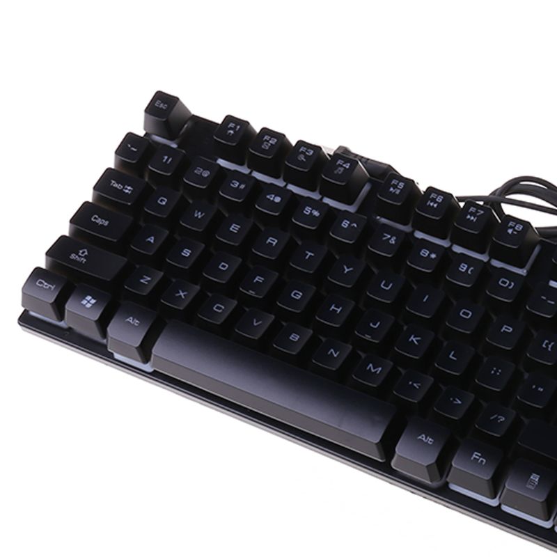 USB Wired Gaming Keyboard 104 Key Mechanical Feeling Gamer Keyboard for Computer Wholesale