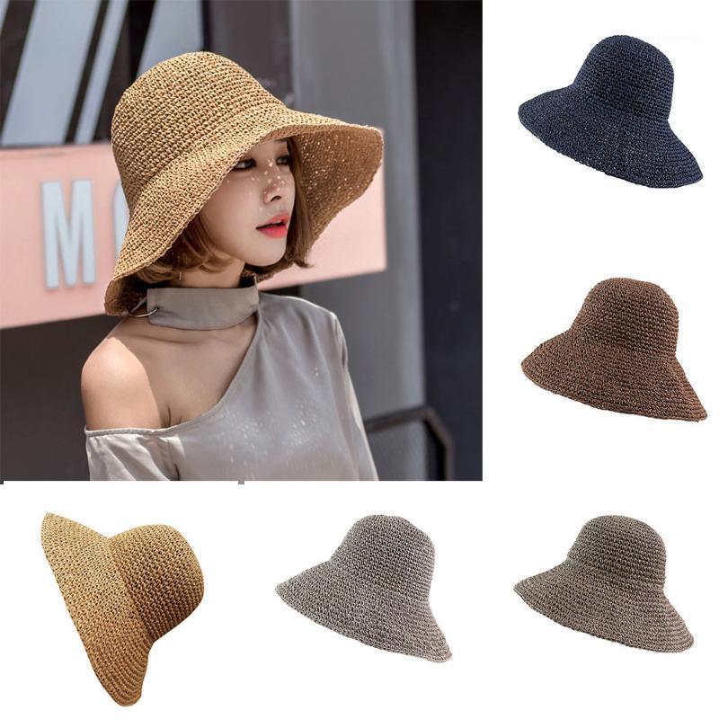 Summer Autumn Hats Women Retro Flat Drooping Hat Brim Hand-made Straw Ladies Outdoor Sun Protection Beach Wide, Blue;gray
Summer Autumn Hats Women Retro Flat Drooping Hat Brim Hand-made Straw Ladies Outdoor Sun Protection Beach Wide, Blue;gray