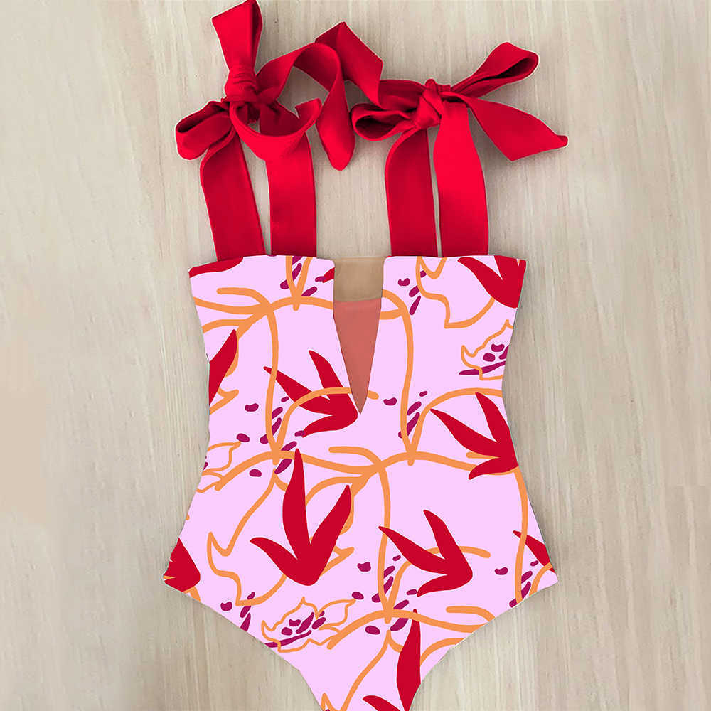 Swimsuit Sexy Swimwear Women Push Up Bathing Suits Beachwear Lace Monokini Female 210702