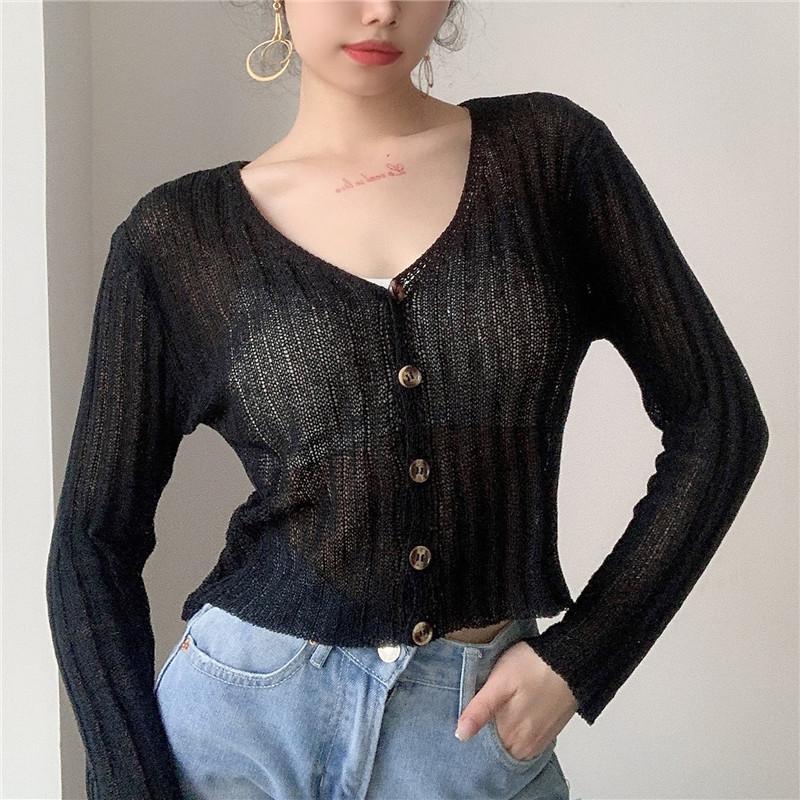 Thin Casual Women's Knitted 2021 Fall Ladies Deep V-neck Basic Short Sleeve Button Cardigan Blusa Loose Black White Purple Top T-Shirt
Thin Casual Women's Knitted 2021 Fall Ladies Deep V-neck Basic Short Sleeve Button Cardigan Blusa Loose Black White Purple Top T-Shirt