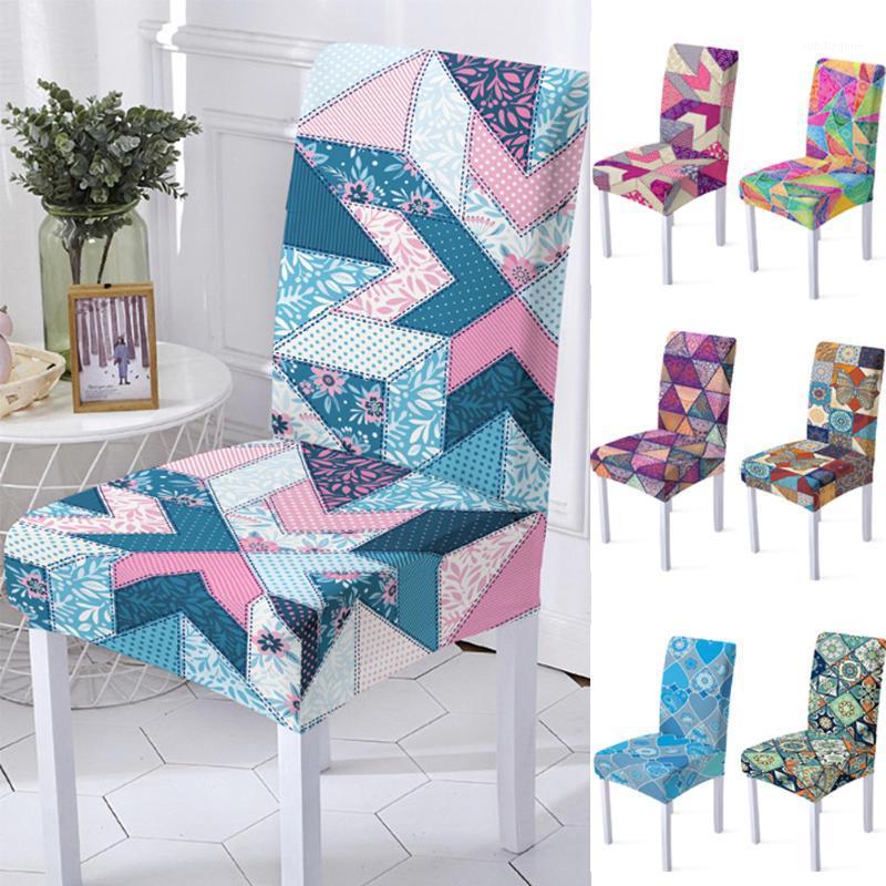 Stretch Spandex Elastic Chair Cover Geometric Bohemian High Back Protector Slipcover Resterant Wedding Party Dining Room Covers
Stretch Spandex Elastic Chair Cover Geometric Bohemian High Back Protector Slipcover Resterant Wedding Party Dining Room Covers