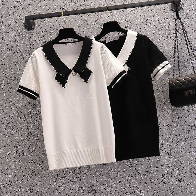 L- Large size womens v-neck sweater pullover loose casual short sleeve v neck bow Patchwork Oversized sweaters t-shirt 210604, White
L- Large size womens v-neck sweater pullover loose casual short sleeve v neck bow Patchwork Oversized sweaters t-shirt 210604, White
