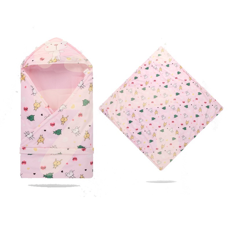 Cartoon Newborn Receiving Blankets Unisex Premature Envelope Baby Bedding Wrap Robes Swaddling Boys Sleepsack Girls Sleeping Bag 210413bj