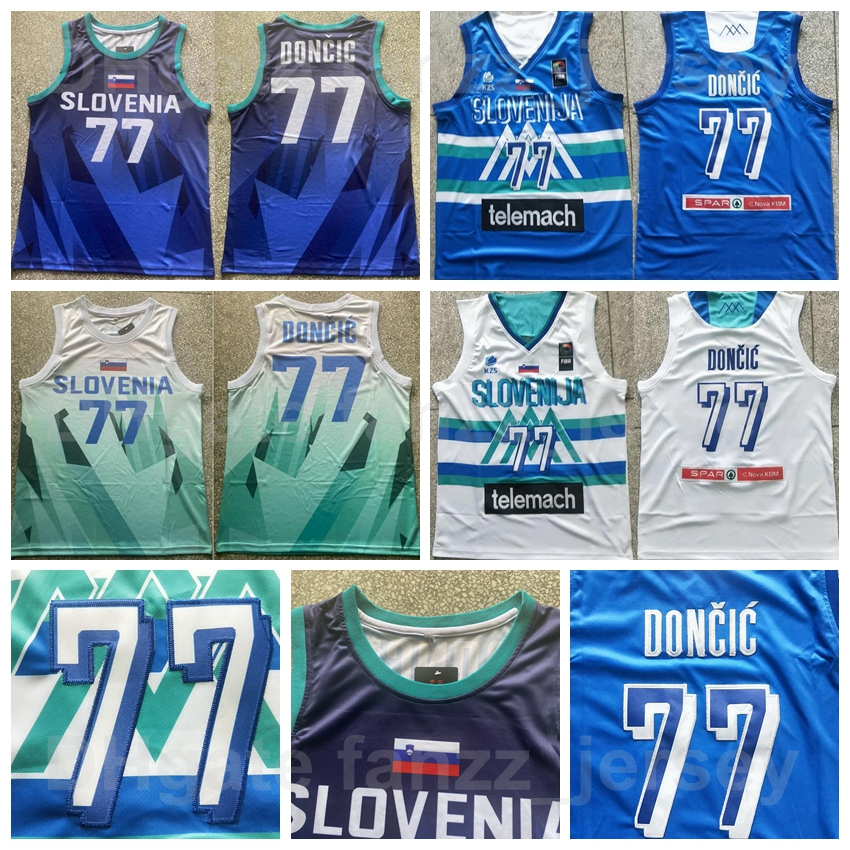 2021 Men Basketball Luka Doncic Slovenia Jersey 77 Summer Tokyo Olympics Navy Blue White For Sport Fans Breathable Pure Cotton Excellent Qua, Black
2021 Men Basketball Luka Doncic Slovenia Jersey 77 Summer Tokyo Olympics Navy Blue White For Sport Fans Breathable Pure Cotton Excellent Qua, Black