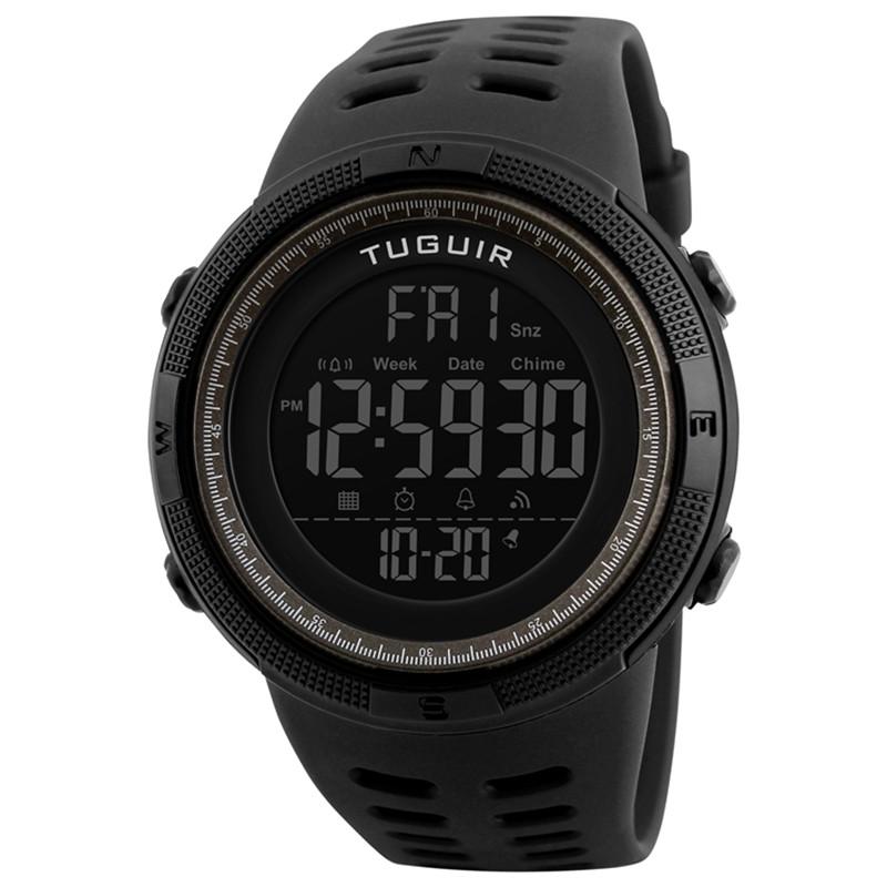 Wristwatches TUGUIR 1251 Simple Casual Clock Waterproof Men's Digital Watch Sports Multi-function Ladies Relogio Masculino, Black
Wristwatches TUGUIR 1251 Simple Casual Clock Waterproof Men's Digital Watch Sports Multi-function Ladies Relogio Masculino, Black
