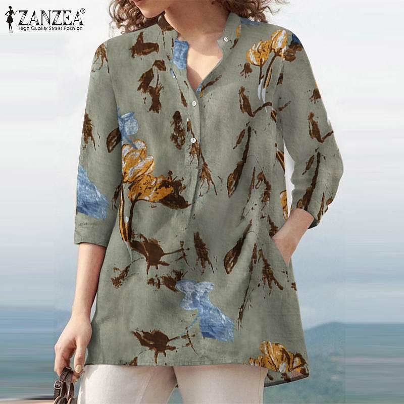 Women's Blouses & Shirts Women's 2022 Floral Printed V-Neck Button Chemise Autumn 3/4 Sleeve Blouse Bohemian Fashion Casual Elegant Hol, A-beige
Women's Blouses & Shirts Women's 2022 Floral Printed V-Neck Button Chemise Autumn 3/4 Sleeve Blouse Bohemian Fashion Casual Elegant Hol, A-beige
