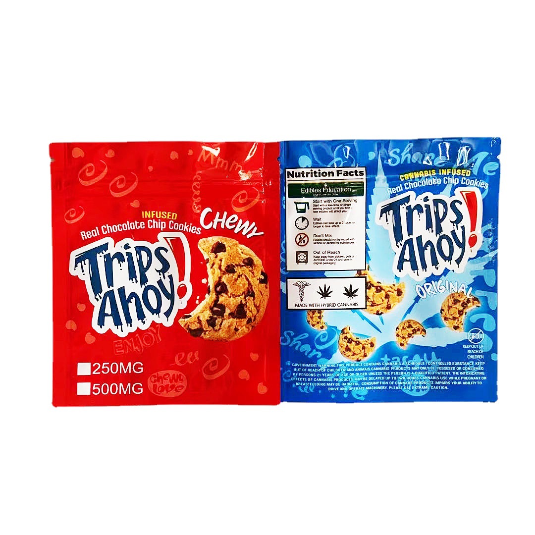 250MG 500MG trips ahoy cookie bags reusable edible mylar smell proof zipper food packaging bag maylarbags snack baggie
250MG 500MG trips ahoy cookie bags reusable edible mylar smell proof zipper food packaging bag maylarbags snack baggie