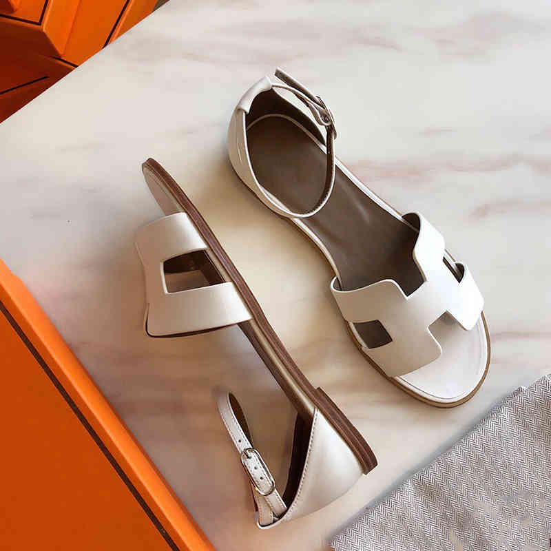 Sandals Real leather sandals of women flattened casual women's shoes will see slides strapped ankle luxury brand woman sandalias YJDS, 1# shoe box
Sandals Real leather sandals of women flattened casual women's shoes will see slides strapped ankle luxury brand woman sandalias YJDS, 1# shoe box