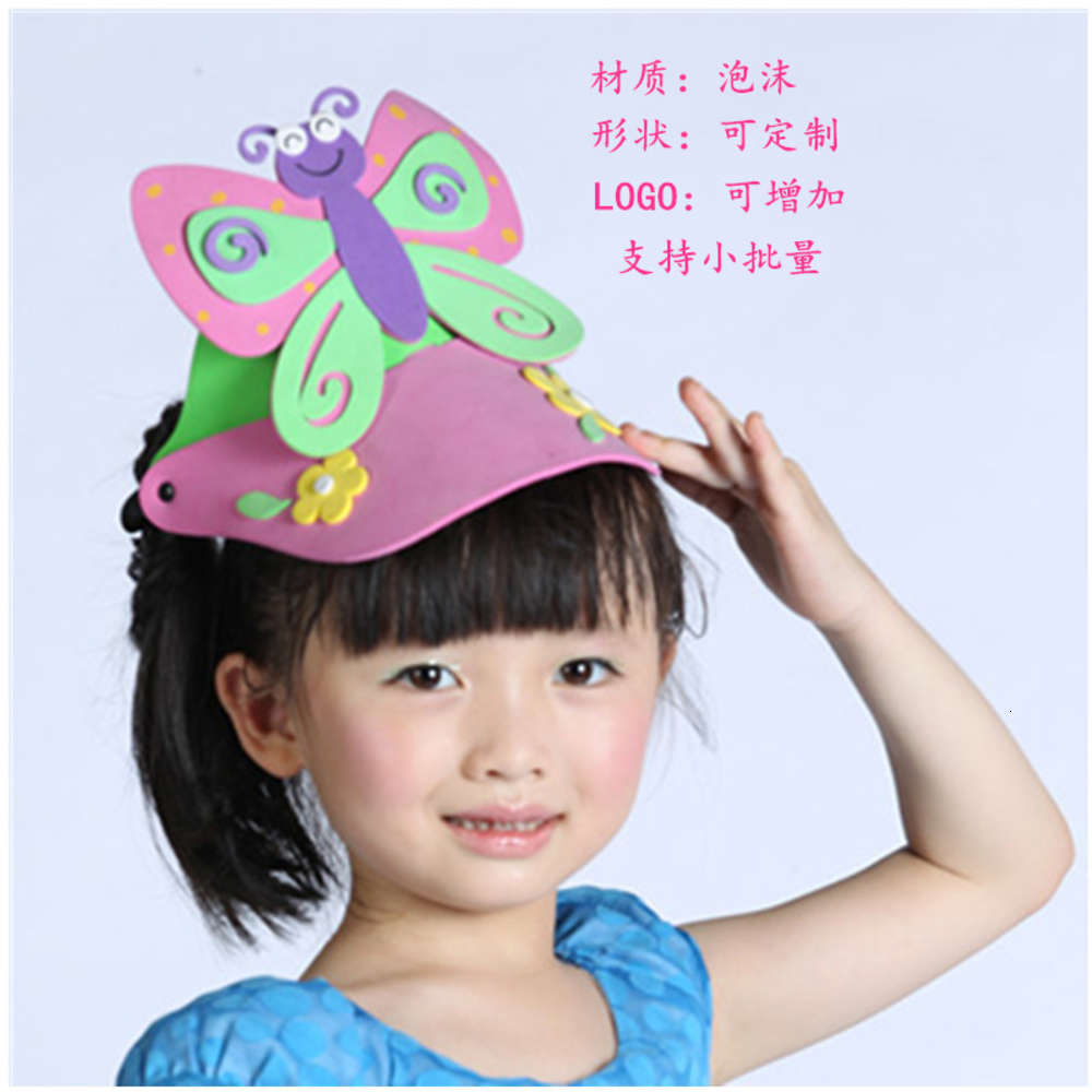Straight EVA foam multicolored cartoon hat children's day performance decoration props small batch, Yellow
Straight EVA foam multicolored cartoon hat children's day performance decoration props small batch, Yellow