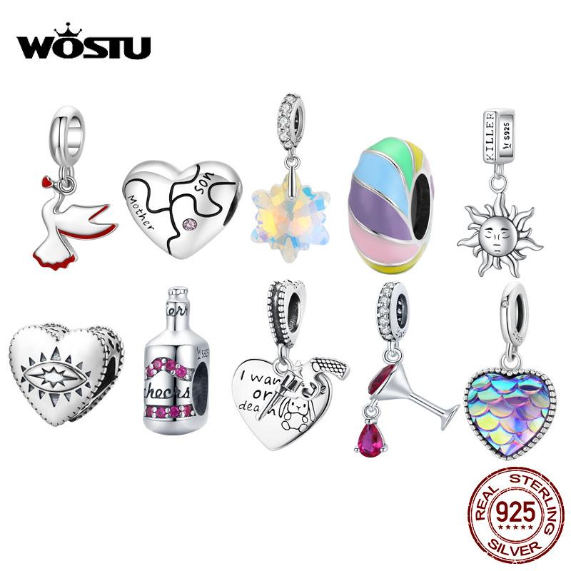 Other WOSTU 925 Sterling Silver Peace Dove Charm Pistol & Love Heart Beer Bottle For Bracelet Women DIY Fashion Jewelry FIC1996
Other WOSTU 925 Sterling Silver Peace Dove Charm Pistol & Love Heart Beer Bottle For Bracelet Women DIY Fashion Jewelry FIC1996