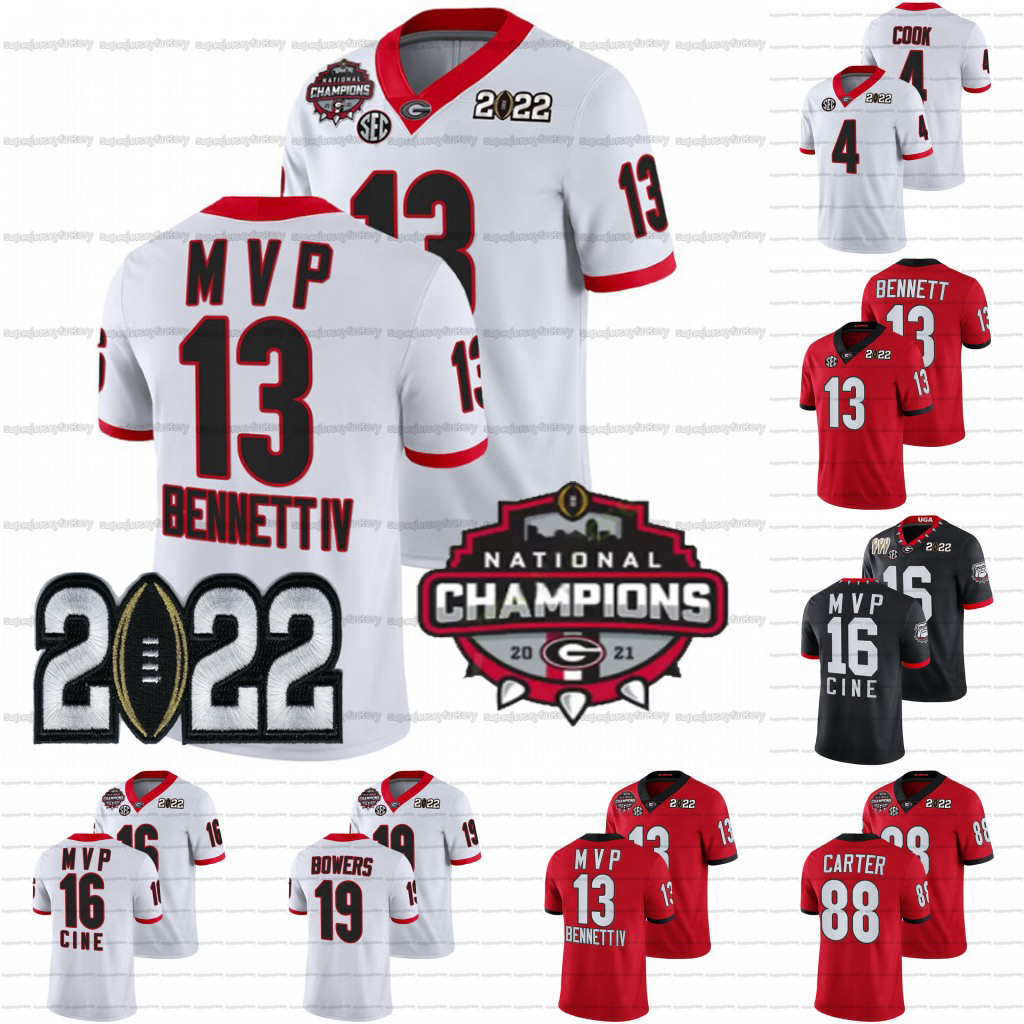 Custom Georgia Bulldogs Jersey 2022 National Champions NCAA Football Zamir White Stetson Bennett Brock Bowers Channing Tindall Kearis Jackso, Black
Custom Georgia Bulldogs Jersey 2022 National Champions NCAA Football Zamir White Stetson Bennett Brock Bowers Channing Tindall Kearis Jackso, Black