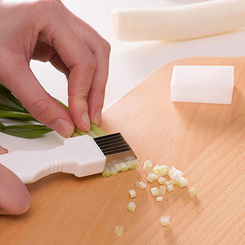 2 chopped buns green onion shredder silk vegetable knife scallions cutter food chop fast