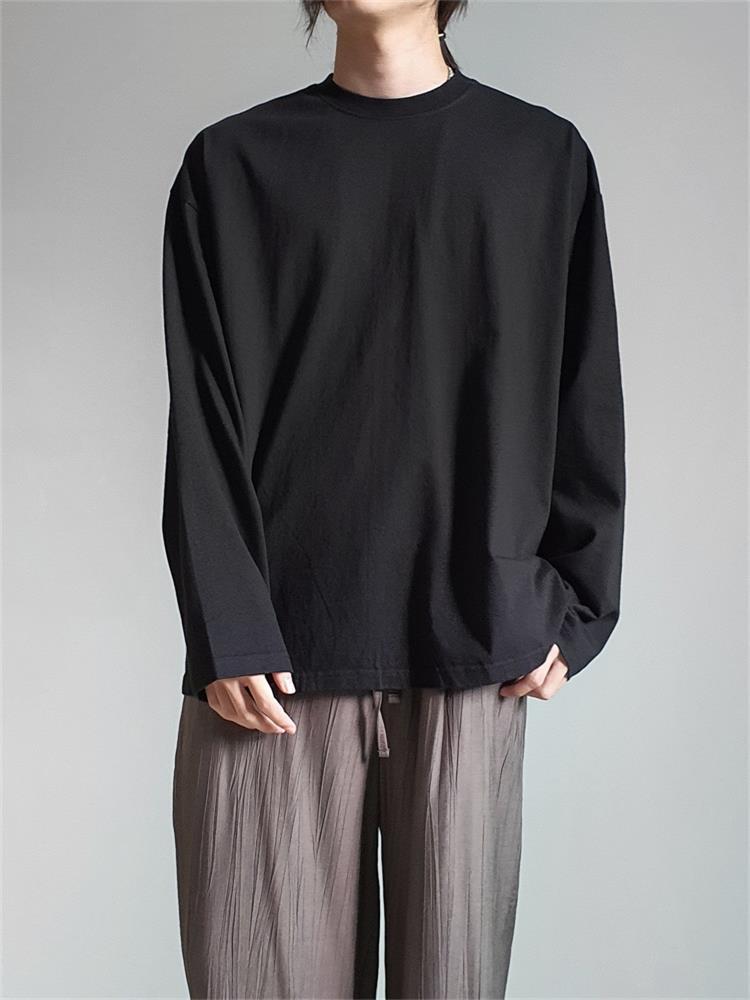 Men' T-Shirts Long SleeveT-Shirt Spring And Autumn Simple Pure Color Harajuku Fashion Versatile Daily Leisure Large Size T-Shirt, Black
Men' T-Shirts Long SleeveT-Shirt Spring And Autumn Simple Pure Color Harajuku Fashion Versatile Daily Leisure Large Size T-Shirt, Black