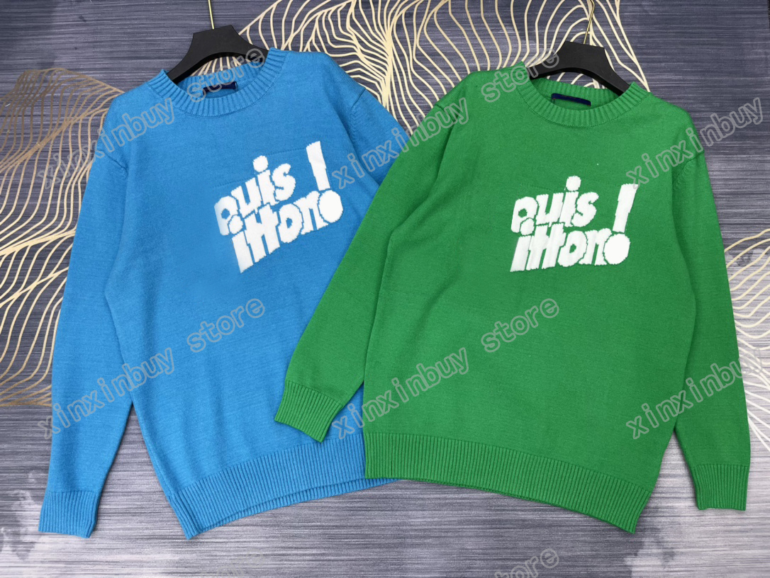 21ss Designers Sweaters luxury Mens Womens Jacquard letter Christian Paris Fashion Top Quality Street luxurys green blue XS-L
21ss Designers Sweaters luxury Mens Womens Jacquard letter Christian Paris Fashion Top Quality Street luxurys green blue XS-L