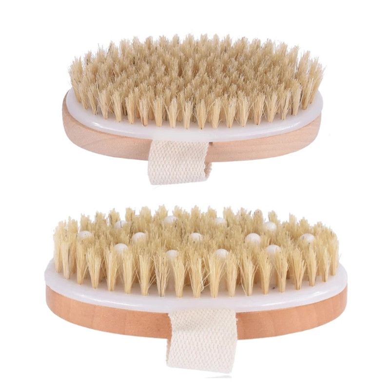 

Hand Grip Bath Brush Wooden Brushs Exfoliating Shower Skins Care Body Scrub Massage for Dry Skin Hands Grips