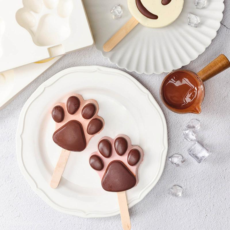 Cell Ice Cream Silicone Mold DIY Non-stick French Mousse Popsicle Cube Tray Dessert Chocolate Cake Baking Moulds
