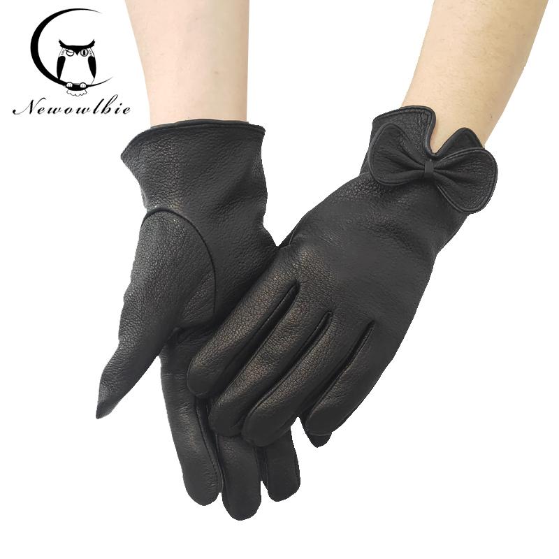 Five Fingers Gloves Ladies Leather Winter Warm Fluff Soft Female Buckskin High Quality Bowknot, Blue;gray
Five Fingers Gloves Ladies Leather Winter Warm Fluff Soft Female Buckskin High Quality Bowknot, Blue;gray