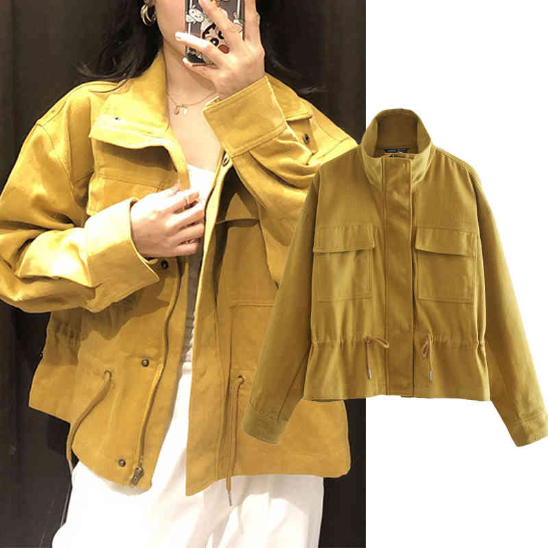 Women's Down & Parkas autumn Pocket drawstring Coat Plaid Print Elegant Wool Jacket Autumn Long Feminino Work clothes D5BW, Black
Women's Down & Parkas autumn Pocket drawstring Coat Plaid Print Elegant Wool Jacket Autumn Long Feminino Work clothes D5BW, Black