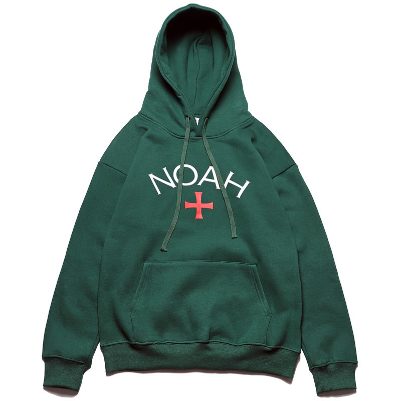 Autumn Winter Cotton NOAH Core Hoodie Men Women Casual Oversize Pullovers Gray Black White NOAH Sweatshirts C0401