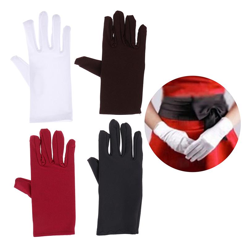 Five Fingers Gloves Girl Lady Satin Short Finger Wrist Smooth Evening Party Formal Prom Costume Stretch Red White Glove, Blue;gray
Five Fingers Gloves Girl Lady Satin Short Finger Wrist Smooth Evening Party Formal Prom Costume Stretch Red White Glove, Blue;gray