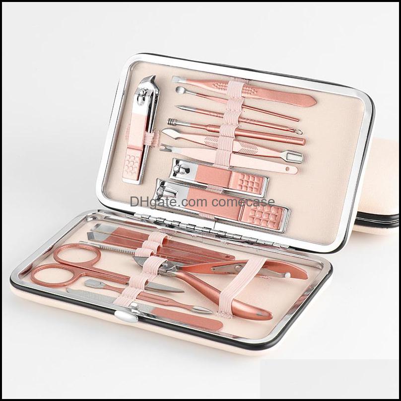 Nail Manicure Set Tools Art & Salon Health Beauty 18/16/12/10/7Pcs Stainless Steel Clippers Pedicure Portable Travel Hygiene Kit Cutter Tool
Nail Manicure Set Tools Art & Salon Health Beauty 18/16/12/10/7Pcs Stainless Steel Clippers Pedicure Portable Travel Hygiene Kit Cutter Tool